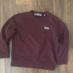Kith Maroon Crewneck Sweatshirt